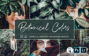 lr预设森系电影胶片LR预设+手机lr预设 Lightroom Presets Botanical Colors