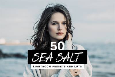 海边旅拍电影人像LR预设+3DLUT预设 sparklestock 50 Sea Salt Lightroom Presets and LUTs