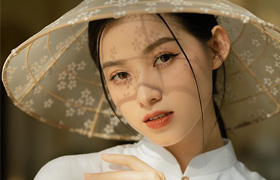 摄影RAW原图下载-身穿奥黛的越南小姐姐RAW23P