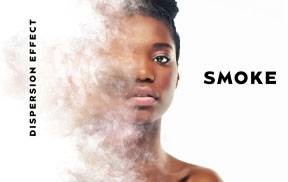 烟雾扩散效果 智能对象PSD模板