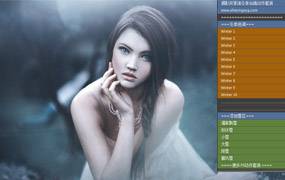 冬季仙境 Photoshop 调色+雪花叠加动作Amanda Diaz Winter Wonderl