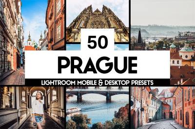 布拉格城市旅拍LR预设+LUT预设sparklestock 50 Prague Lightroom Presets and LUTs