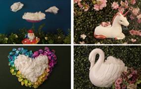 珍贵的新生女孩背景图片35P