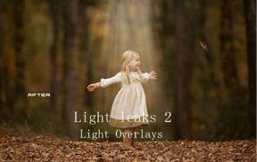 高清自然光太阳光彩虹合成素材 Light leaks 2 Light Overlays