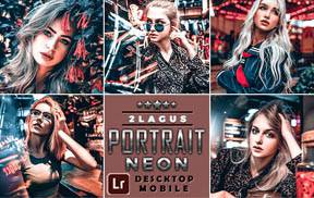 lr预设工业风铁锈金属色LR预设 2lagus portrait neon Lightroom Presets