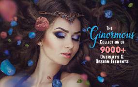 9000 多个PS叠加合成素材 InkyDeals 9000+ Overlays And Desig