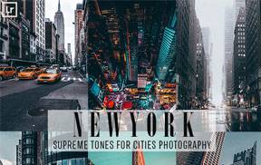 纽约INS黑金lightroom预设 SupremeTones NEWYORK lightroom presets