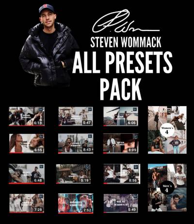 lr预设100个Steven Wommack All Presets Pack 所有LR预设包手机版滤镜