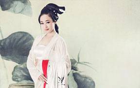 惊鸿一瞥倾一世，唯美汉服工笔画PSD调色图层