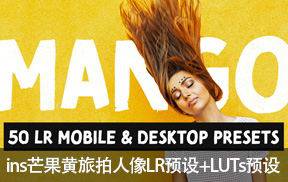 ins芒果黄旅拍人像LR预设+LUTs预设