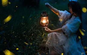 唯美荧光萤火光斑PSD和光斑JPG素材