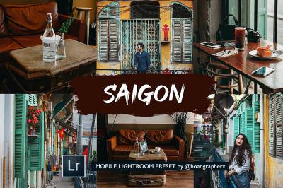 lr预设清晰通透街拍电影色调手机版LR预设DNG格式 SAIGON COLLECTION