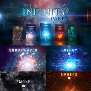 400+科幻能量冲击波烟雾粒子尘土特效合成4K视频素材 Infinity VFX Assets Co