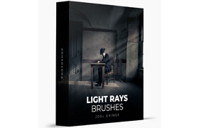 PS光线笔刷 丁达尔光笔刷Joel Grimes Light Rays Photoshop Brushes