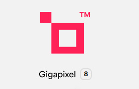 AI人工智能图片无损放大Topaz Gigapixel AI 8.0.2 照片模糊清晰免安装独立软件