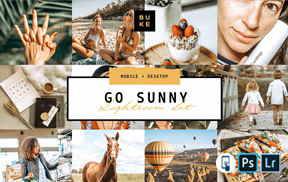 lr预设阳光明媚人像旅拍预设 BukeShop Go Sunny Lightroom Presets