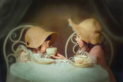 柔美到窒息的油画风格儿童摄影教程