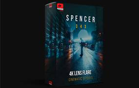 343个4K视频镜头光晕SPENCER后期编辑视频素材Paramount Motion Spence