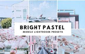 lr预设粉彩通透日系糖果色Lightroom预设 Bright Pastel Lightroom Presets