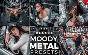 INS人像金属灰Lightroom预设 2lagus Moody Metal Lightroom Presets