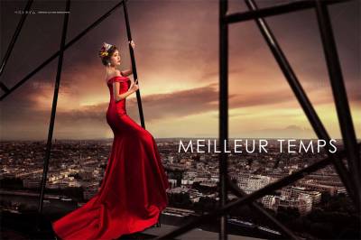 婚纱夜景合成PSD模板