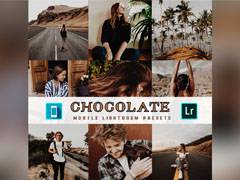 lr预设旅拍人像巧克力色主题胶片Lightroom预设+移动手机版lr预设 Chocolate Mobile Lightroom Presets