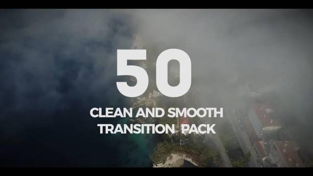 PR模板-50组图形动画视频转场50 Clean Transition Pack