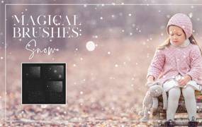 PS下雪笔刷Meg Bitton