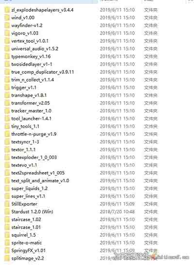 AE脚本大合集2018 LOOKAE_SCRIPTS