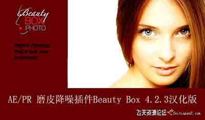 AE/PR磨皮美容降噪插件 Beauty Box Video 4.2.3中文汉化版