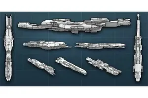 [Blender插件]Blender宇宙飞船随机生成插件 一键制作多样飞船基础模型 Random Starship V1.5
