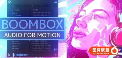 [AE/PR脚本]AE/PR脚本-在线音乐素材库几千种音效素材预设 Boombox V27 Win