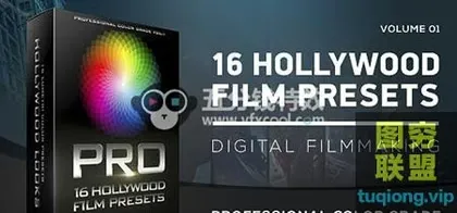 [AE插件]17组好莱坞电影视频调色预设 Hollywood Film Color Grad