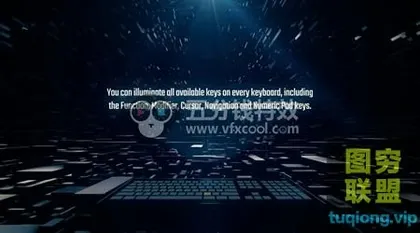 [AE模板]实体键盘操作界面输入打字动画 keyboardFX v1.1!
