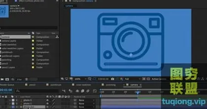[特效合成]AE图标,标识动画实例制作视频教程