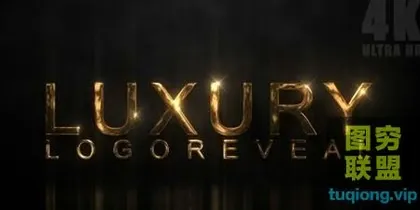 [AE模板] 奢华金色银色Logo动画 Luxury Logo R