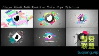 [FCPX插件]FCPX 标题logo 动画模板标志Apple Motion 5