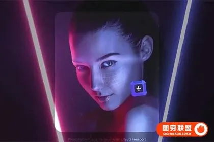 [AE插件]AE模板 平面图片转三维摄像机视差动画透视特效 Photomotion V12.