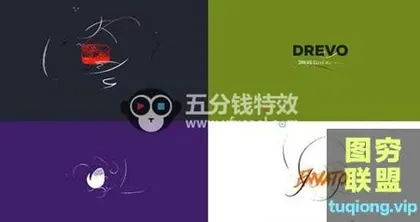 [AE模板] 线条路径Logo动画 Simple Art Logo