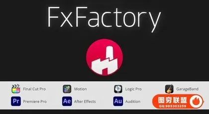 [FCPX插件]超强视觉特效FCPX/AE/PR插件包 FxFactory Pro 8.0.13
