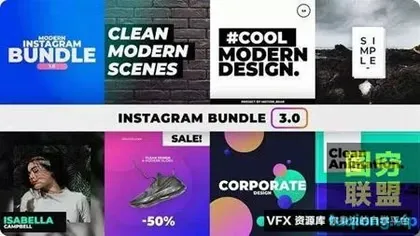 [AE模板]INS风AE模板合集,一键换图,让你的视频与众不同!
