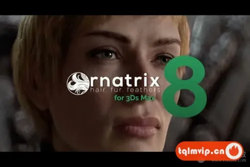 [3DS MAX插件]头发毛发羽毛模拟3DS MAX插件 Ephere Ornatrix V8.8.1