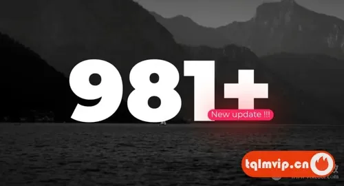 [AE模板]数字滚动文字标题动画 Number Text Animation