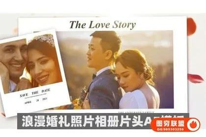 [AE模板]浪漫婚礼照片相册片头 Wedding Slideshow