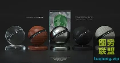 [C4D插件]100组 Octane for C4D 材质纹理预设!