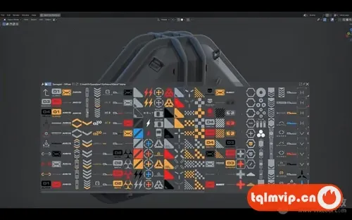 [Blender插件]贴画纹理装饰管理工具 XDECAL Manager V1.04
