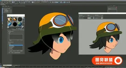 [Maya插件]可爱卡通风格材质Maya插件 PSOFT Pencil+ 4.2.2 Win