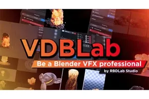 [Blender插件]模拟三维真实爆炸火焰特效VDBLab V1.0