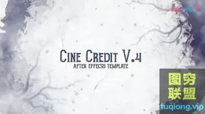 [AE模板]电影片头演员表片头 Cine Credit V4