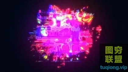 [AE模板]发光信号抖动VHS LOGO演绎模板-Glow Glitch Logo